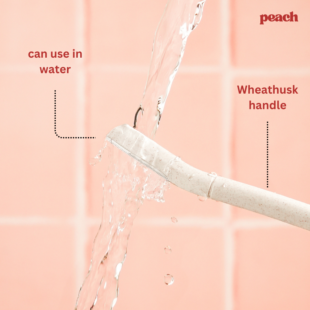 Peach Face Razor 3 pcs Pack -Wheat Husk & German Blade